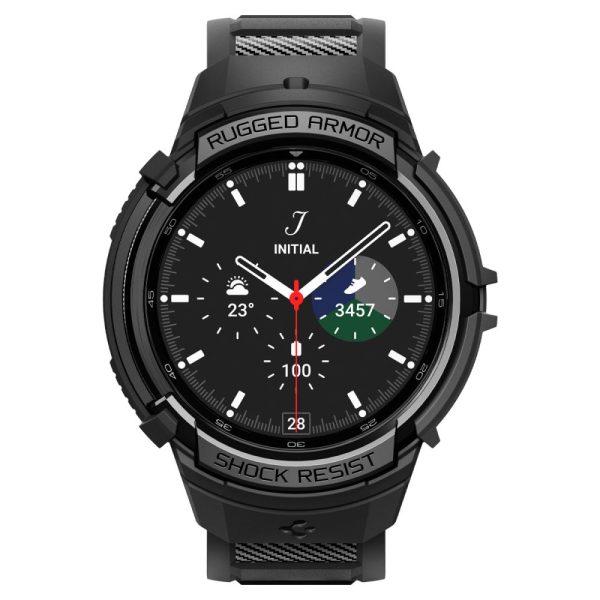 SPIGEN RUGGED ARMOR PRO GALAXY WATCH 6 CLASSIC (47 MM)  BLACK - Image 2